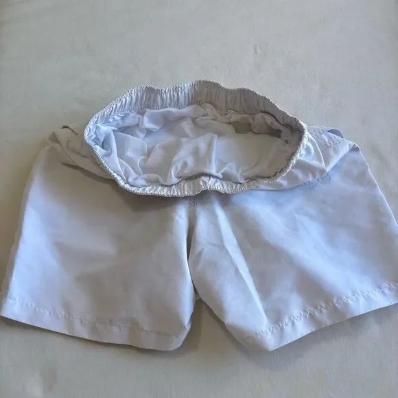 Calvin Klein Men’s Swim Trunks, Size Small, White with Rainbow tag on back - Picture 5 of 5